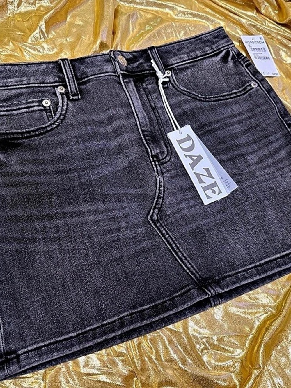Disney Studios Costume Dept Daze size 25 dark grey denim skirt - Nordstrom NWT